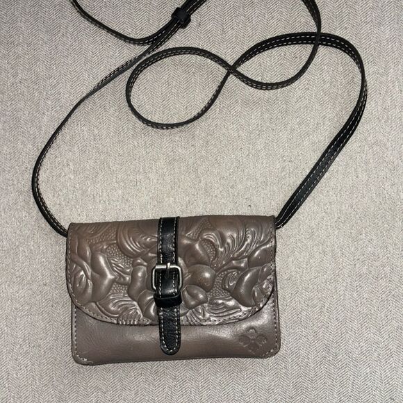 Patricia Nash Stone Tooled Leather Torri Crossbody NWT - Picture 1 of 4